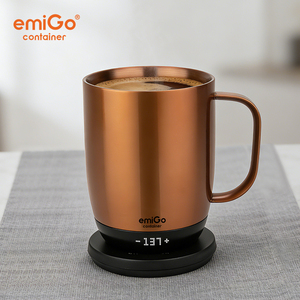 Taza de Café Inteligente con Calefacción EmiGo 355ML/12oz, Resistente al Agua IPX7, Control por Aplicación, Temperatura Constante, WarmGrip - Product Image 3