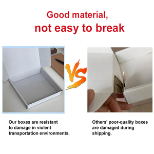 Venta al por mayor envío por correo cajas de embalaje de regalo de cartón corrugado cajas de papel personalizadas embalaje tira de desgarro caja de envío - Product Image 2