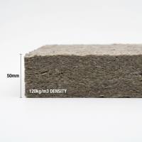 Panneau de laine de roche ininflammable de qualité A1, haute densité 120 kg/m³, insonorisation moderne et écologique pour puits d'ascenseur, étanche