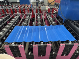 เครื่องผลิตแผ่นโลหะ IBR เครื่องขึ้นรูปกระเบื้องสองชั้น - Product Image 5