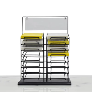 Hot Selling <strong>Ceramic</strong> and Stone Rotate Showroom <strong>Display</strong> <strong>Bathroom</strong> Marble Stone <strong>Display</strong> <strong>Stand</strong> Examples Wall-mounted <strong>Tile</strong> Gallery - Product Image 1