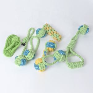 Juguete Masticable de Cuerda de Algodón Ecológico y Duradero UFBemo, Resistente a Mordidas, Colorido, para Uso en Interiores para Perros - Product Image 6
