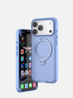 Coque de protection magnétique antichoc avec béquille rotative pour iPhone 18 Pro Max, compatible également avec iPhone 17, 16, 15, 14