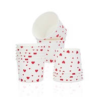 Gobelets en papier pour crème glacée de qualité alimentaire, personnalisables avec logo, imperméables, pour les boutiques de gelato, les cafés, les restaurants, emballages
