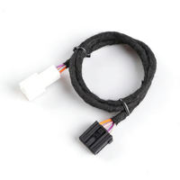 Faisceau de câbles automobile résistant à la chaleur avec connecteur tressé multiconducteurs pour navigation automobile et caméra de recul