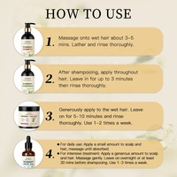 Set Sampo dan Kondisioner Rambut Keriting Organik Bebas Sulfat, Anti Frizz, dengan Rosemary, Keratin, dan Kolagen, Label Pribadi Grosir