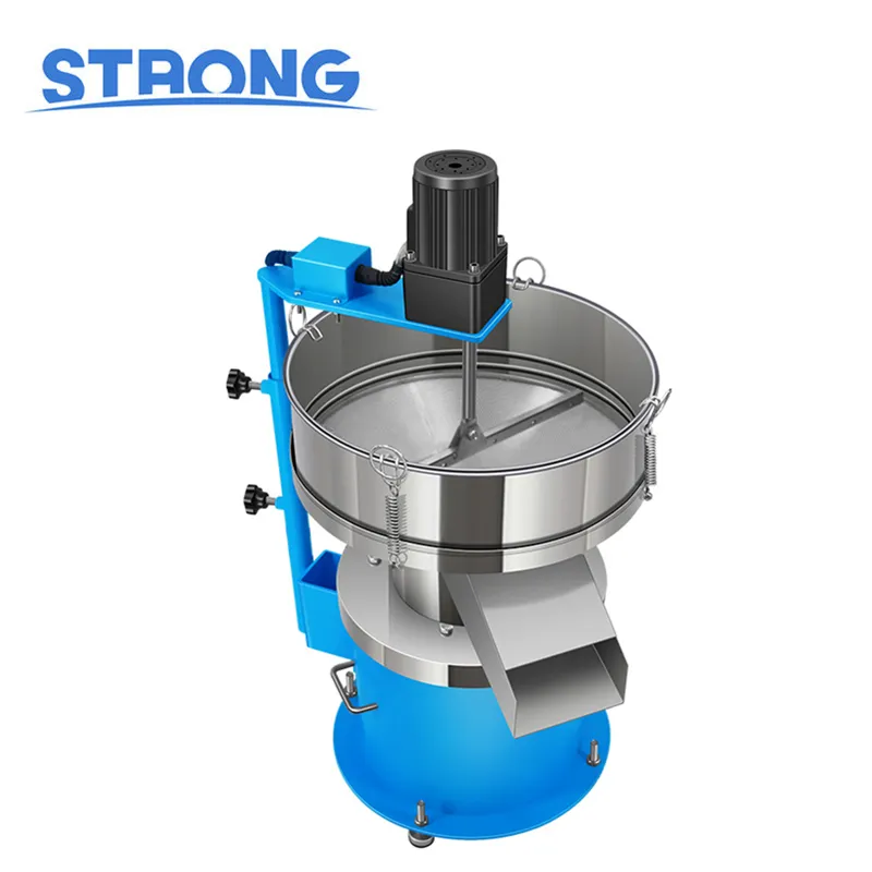 Sifter vibratório automático pequeno da tabela do topo, máquina industrial do agitador do alimento para o pó com função do agitador