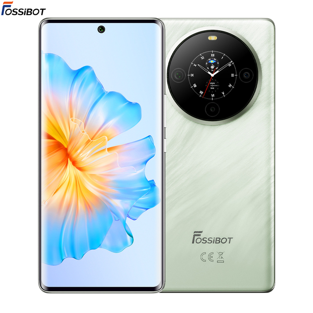 Fossibot S3Pro 6.67 Inch AMOLED Dual Screen with Rear Display Original 6GB+128GB Dual Sim Card NFC Smartphone 4G Mobile Phone