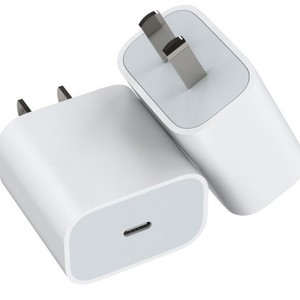 Apple Compatible PD 20W <b>USB</b> <b>C</b> Charger 18W Fast <b>Charging</b> White <b>Plug</b> Adapter for iPhone - Product Image 1