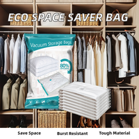 Prix d'usine – Ensemble de sacs de rangement sous vide écologiques en plastique compressé avec pompe, pliables et peu encombrants pour literie et armoire
