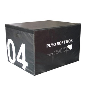 Juego de 4 piezas de caja de salto suave de espuma EPE premium adherida, ajustable en altura, para volteo y piruette - Product Image 6