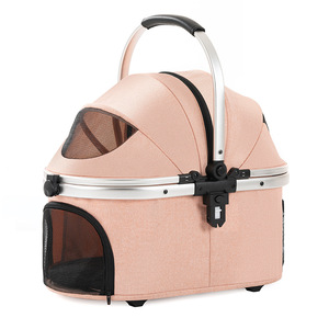 Venta al por mayor <span class=keywords><strong>carrito</strong></span> de 4 ruedas plegable <span class=keywords><strong>para</strong></span> mascotas cochecito doble grande <span class=keywords><strong>para</strong></span> mascotas <span class=keywords><strong>con</strong></span> cochecito <span class=keywords><strong>para</strong></span> gatos grandes perros llevar de viaje <span class=keywords><strong>para</strong></span> llevar <span class=keywords><strong>correr</strong></span> - Product Image 5