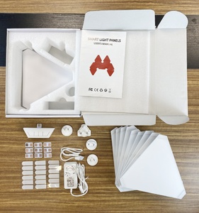 Nhà thông minh ánh sáng điều khiển từ xa RGB Dimmable không dây phòng khách ánh sáng nền LED tam giác Bảng điều chỉnh ánh sáng cho nhà khách sạn Thanh - Product Image 4