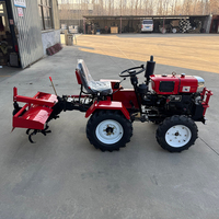 Tractor Agrícola Equipado con Salida Hidráulica de 12hp, 15hp, 18hp, Compatible con Varios Implementos Agrícolas Pequeños para Diferentes Necesidades de Operaciones Agrícolas