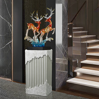 Moderne Luxuriöse Hochwertige Epoxidharz-Volkskunst Maßgefertigte Künstlerische Skulptur Souvenir Geschäftsgeschenk für Wohnzimmer und Büro
