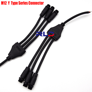 M12 <span class=keywords><strong>Sensor</strong></span> anschluss Flansch buchse Front montage Gewinde kupplung Stecker Buchse <span class=keywords><strong>5</strong></span>-polig 8-polig M12-Stecker 4-polig - Product Image 3