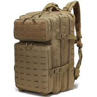 Sac à dos tactique extérieur étanche découpé au Laser 50L pour l'entraînement d'assaut Trekking pêche chasse et Camping pour la randonnée sportive