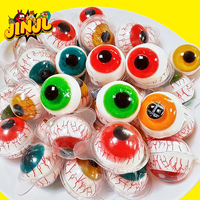 Produsen Permen Cina Menjual Grosir Permen Gummy Bentuk Bola Mata Isi Selai dengan Kandungan Jus Lebih dari 50%, Camilan Halal.