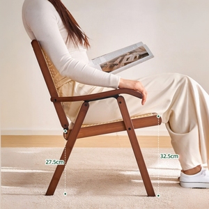 Sillón <span class=keywords><strong>de</strong></span> Bambú Sólido <span class=keywords><strong>de</strong></span> Estilo Nórdico Moderno, Resistente, para Dormitorio y Sala <span class=keywords><strong>de</strong></span> Estar, Muebles para el Hogar - Product Image 3