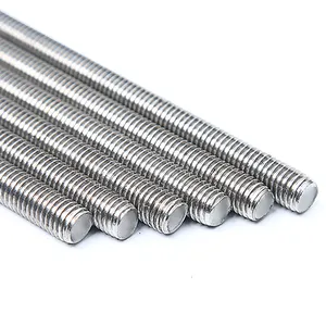 Stainless Steel Threaded Rod Full - Thread Bar M2 M2.5 M3 M4 M5 M6 M8 M10 M12 M14 M16 M18 M20 Length 1m - 3m Threaded Rod