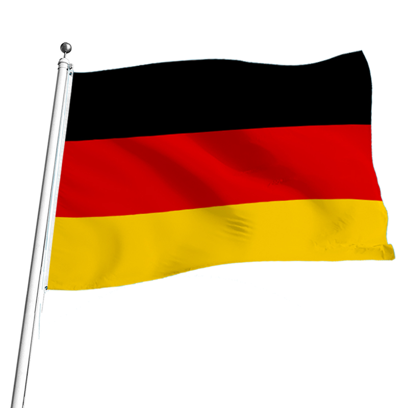 Bandera nacional 3x5 pies alemán 90*150cm poliéster de alta calidad País Negro rojo amarillo tamaño grande Bandera de Alemania