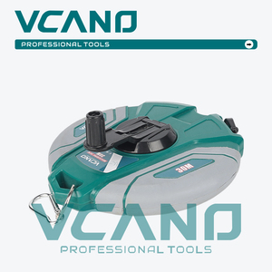 Fita Métrica de Aço Inoxidável de Alta Qualidade, Tamanho Personalizado, Fibra Longa de 50m, Auto-enrolável, Estojo de Alta Visibilidade com Carcaça de Borracha - Product Image 2