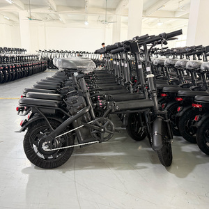 Mini vélo électrique pour adultes 720W Brushless, vélo électrique pliable avec batterie au lithium <span class=keywords><strong>500WH</strong></span>, panier arrière, design stable - Product Image 5