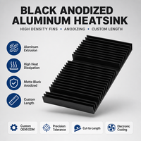Dissipateur thermique en aluminium extrudé de précision, plaque de radiateur usinée CNC pour la refroidissement des régulateurs de tension de cartes de circuits imprimés