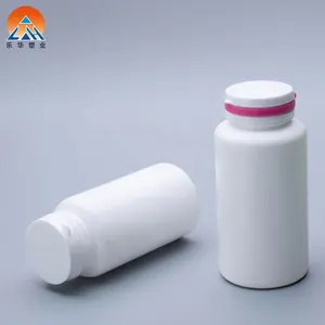 High Selling Empty Plastic 30ml 50ml 60ml Oval Pill Capsule Soft Candy Chewing Gum Pill Bottle With Tear Off Cap