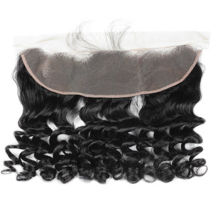 13X4 Hd Ren Phía Trước Đóng Cửa Trong Suốt Brazil Tóc Thật Toupee Cho Phụ Nữ Màu Đen Mềm Mại Hơn Thiên Nhiên Đen Blonde Perruque Đóng Cửa - Product Image 5
