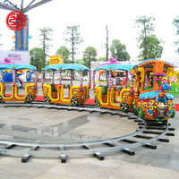 Attractions de terrain de jeux pour enfants : Mini-train électrique, manège de fête foraine, train électrique sur rail pour jardin d'enfants pour Noël
