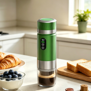 Cafetera Espresso Portátil con Sistema de Autocalentamiento, 20 Bares, Eléctrica, Batería Desmontable, Cafetera de Viaje para Acampar y Usar en el Auto - Product Image 3