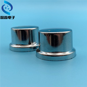 Componentes Electrónicos H, Tapa de Potenciómetro de Plástico Plateado de 25x17mm para Equipos de Audio - Product Image 3