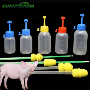 Guanyifarm fabrika renkli tohumlama şişe meni şişe sperm koleksiyonu domuzu için tek kullanımlık tohumlama şişe