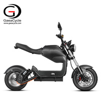 GaeaCycle M11 Miku Max Moto Électrique Scooter 2000W 60V 30Ah 12 "Fat Tire Street Legal