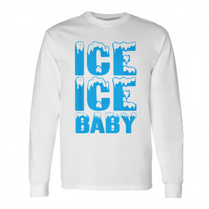 T-shirt à manches longues Ice Ice Baby, costume d'Halloween pour couples et familles 2024 - Product Image 2