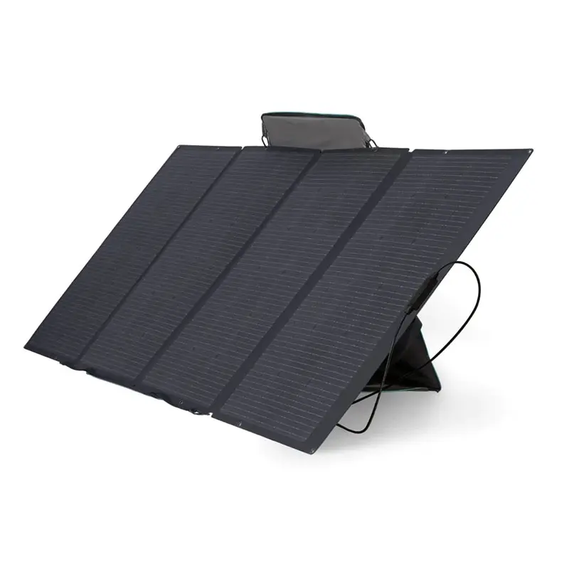 400W 휴대용 태양 전지 패널, 접이식 및 내구성, 조정 가능한 킥스탠드 케이스, 야외용 방수 IP68 로 완료