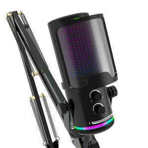 New RGB USB chơi game Microphone với máy tính để bàn ARM Stand Kit cho PC máy tính điện thoại ghi âm podcast - Product Image 5