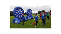 Accessoires sportifs amusants : cible de fléchettes de football gonflable