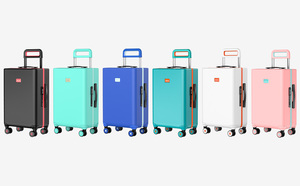 Maleta de Viaje con Ruedas Giratorias Silenciosas de 360°, Tipo Macaron, de 20/24 Pulgadas, <span class=keywords><strong>para</strong></span> PC, OEM/ODM, <span class=keywords><strong>para</strong></span> Vacaciones en la Playa - Product Image 2