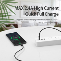 Câble USB vers Type C à charge rapide 3A en PVC, prix d'usine, 1 m, câble de données pour téléphone portable Samsung Huawei et tablette