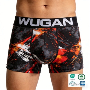 Custom <strong>Psd</strong> Waistband <strong>Boxer</strong> Shorts Men Printed Luxury Underwear <strong>Boxer</strong> Homme with Gray Underwear Wholesale Shorts <strong>Boxers</strong> Trunks - Product Image 1