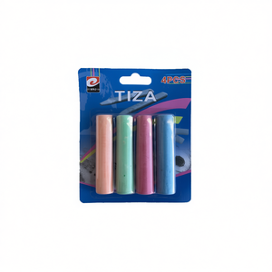 Tiza Colored Chalk 4Pcs Pack For Writing On Blackboard School Use - Product Image 1