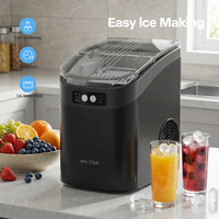 Machine à glaçons électriques multifonctionnelle avec distributeur d'eau pour usage domestique et entrée d'eau en bouteille