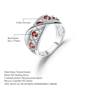 In Stock Vintage Series 925 Silver Inlaid <b>Crystal</b> Rhinestone Gemstone <b>Ring</b> Women's Hong Kong Wedding Factory Direct Sale - Product Image 5