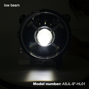 ไฟหน้า LED ขนาด9นิ้วพร้อมรัศมีสำหรับ<span class=keywords><strong>2018</strong></span> 2019 2020รถ Jeep Wrangler Jl Gladiator พร้อมไฟวิ่งกลางวัน - Product Image 3