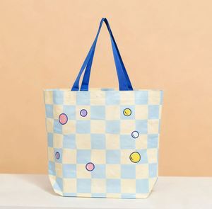 Sac de courses réutilisable, sac écologique recyclé, sacs en tissu non tissé PP, sac de shopping en tissu non tissé laminé avec logo imprimé personnalisé - Product Image 1
