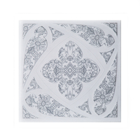 Dalles de plafond en polystyrène expansé (EPS) faciles à installer, imperméables et résistantes au feu, à coller, pour la décoration intérieure