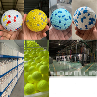 Balles durables indestructibles pour chiens ETPU, élasticité résistante aux morsures, boule Interactive pour chiens