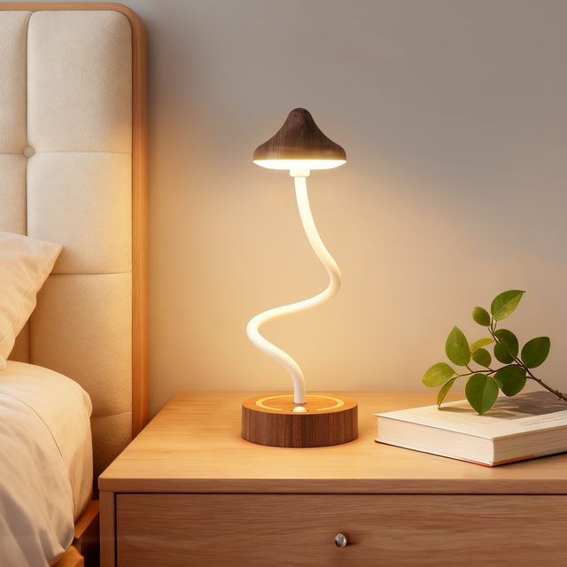 Nordic Smart Home Decor USB Rechargeable RGB Night Lights Wireless Magnetic Motion Sensor DIY Adjustable Bedside LED Table Lamp
